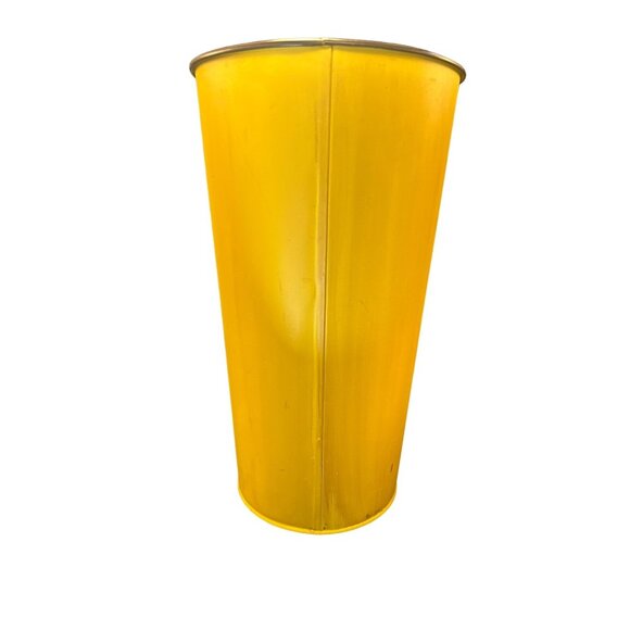 Silvestri Demdaco 2011 Katie Daisy Collection Painted Metal Cone Waste Basket 12 - Picture 5 of 9